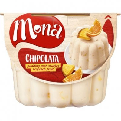 Mona Chipolatapudding met tropisch fruit